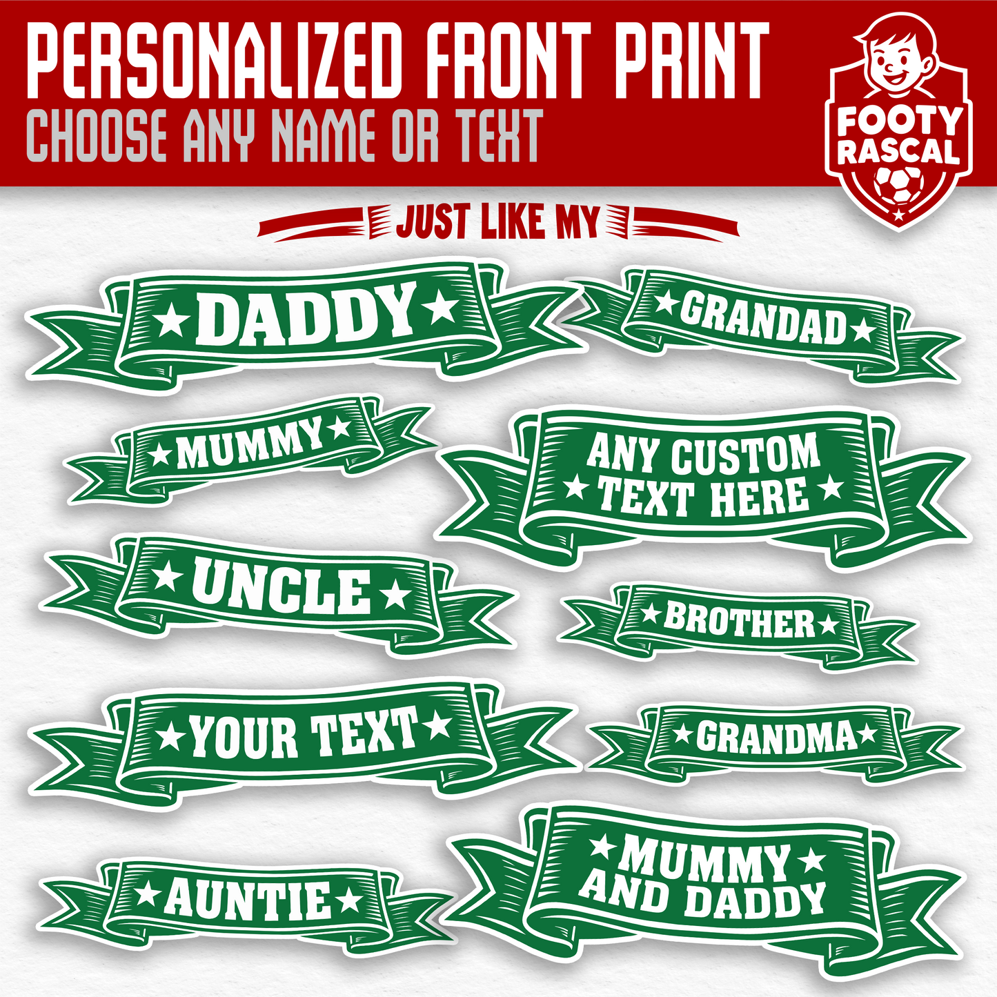 Cymru personalised rompersuit custom name and number