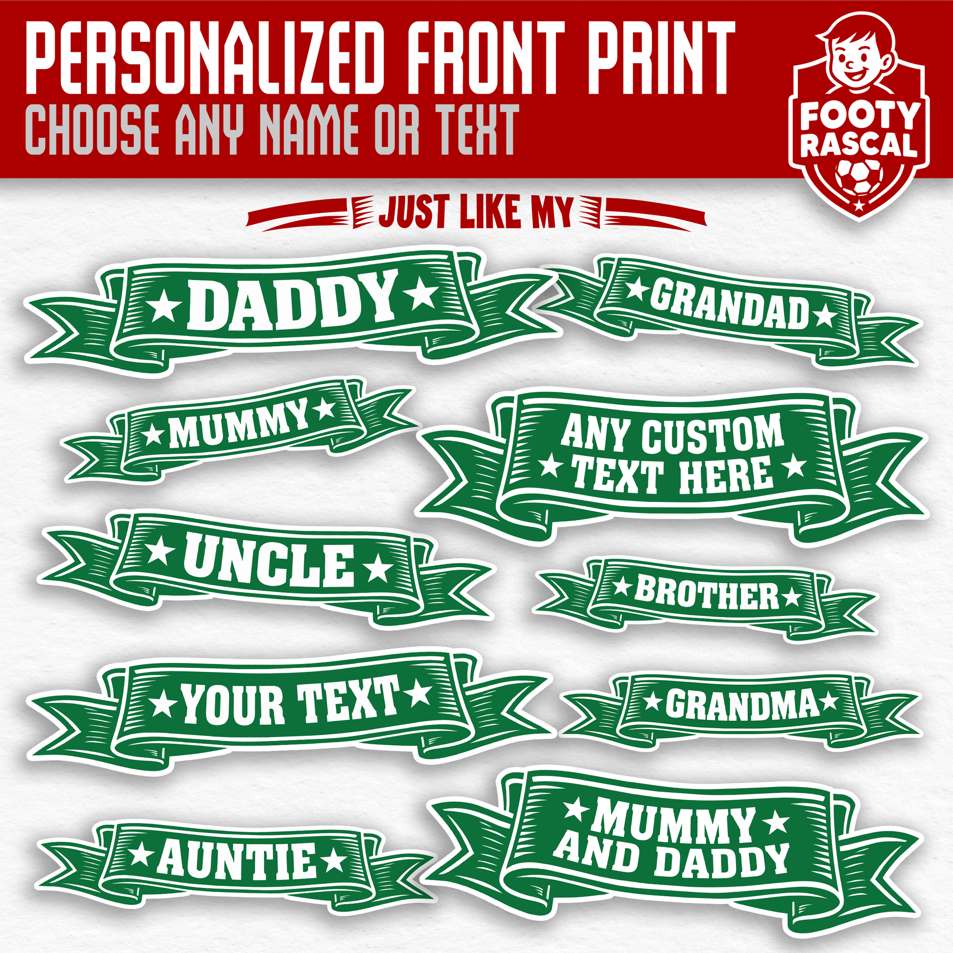 Cymru personalised rompersuit custom name and number