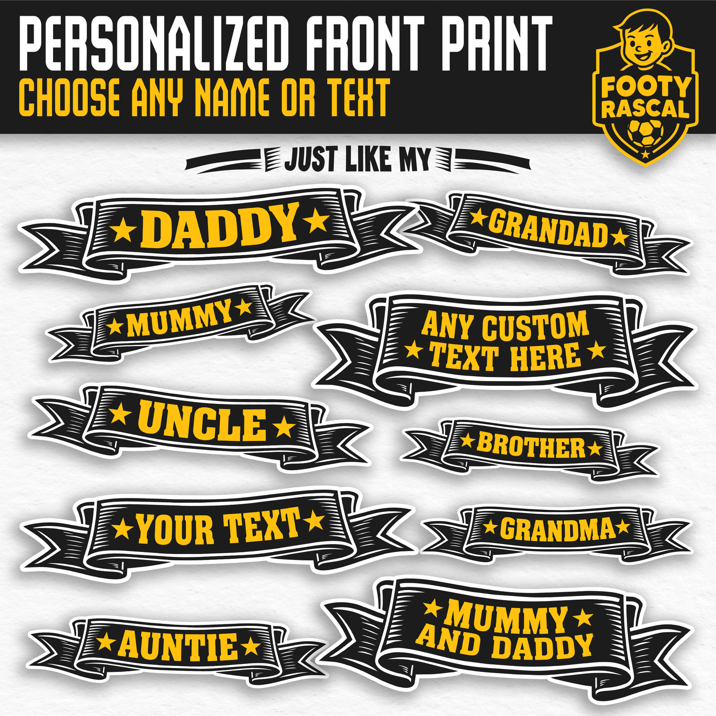 Dortmund personalised rompersuit custom name and number