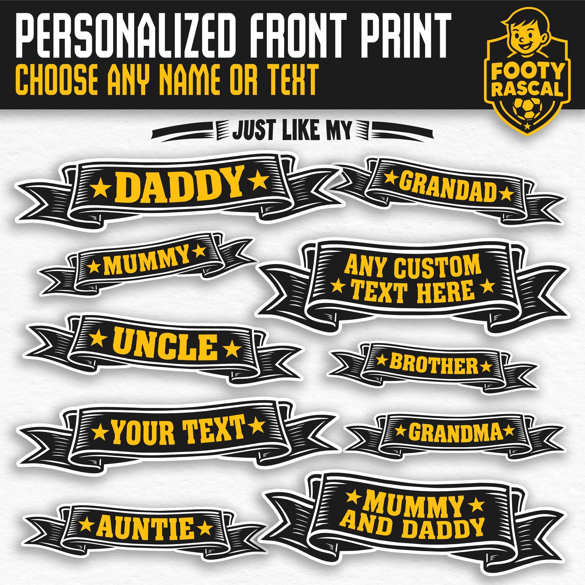 Dortmund personalised rompersuit custom name and number