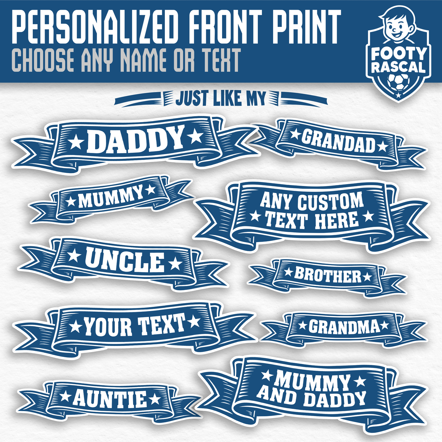 Birmingham personalised rompersuit custom name and number