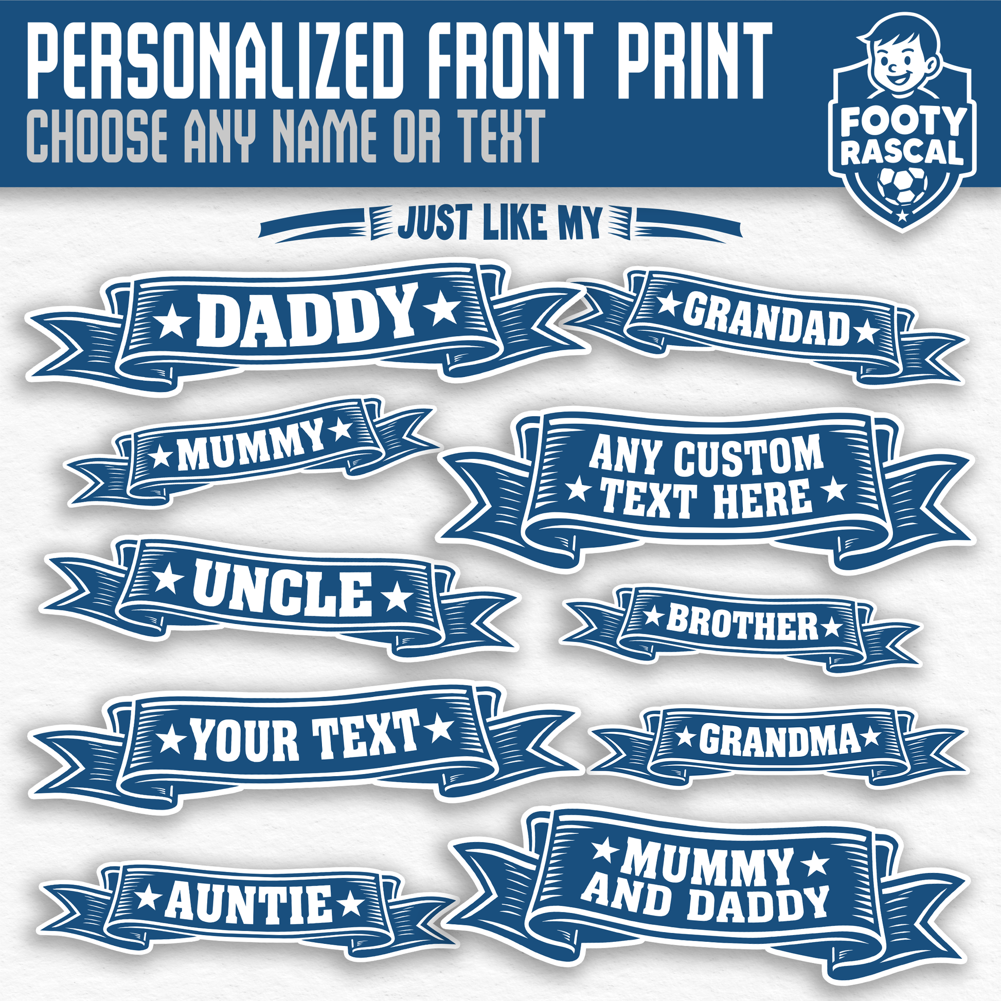 Birmingham personalised rompersuit custom name and number