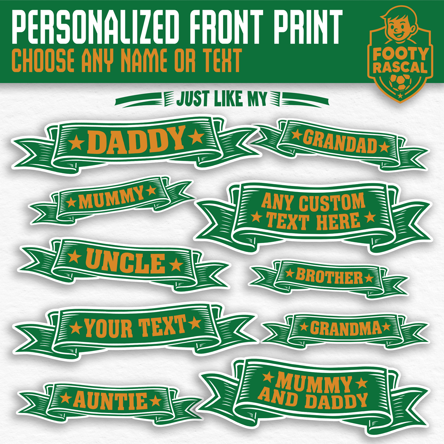 Ireland personalised rompersuit custom name and number