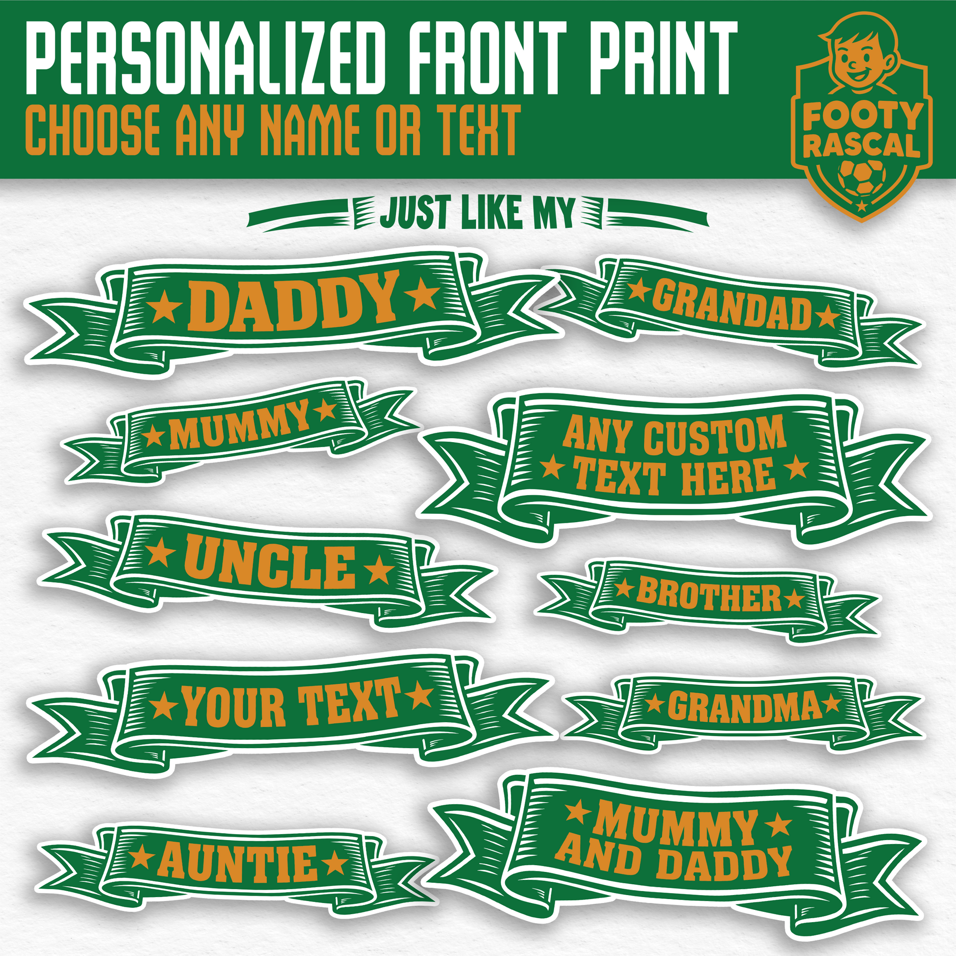 Ireland personalised rompersuit custom name and number