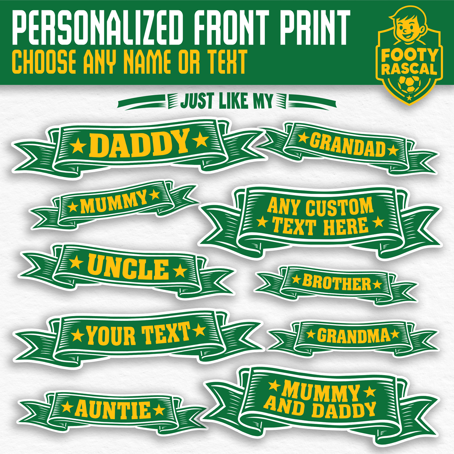 Norwich personalised rompersuit custom name and number