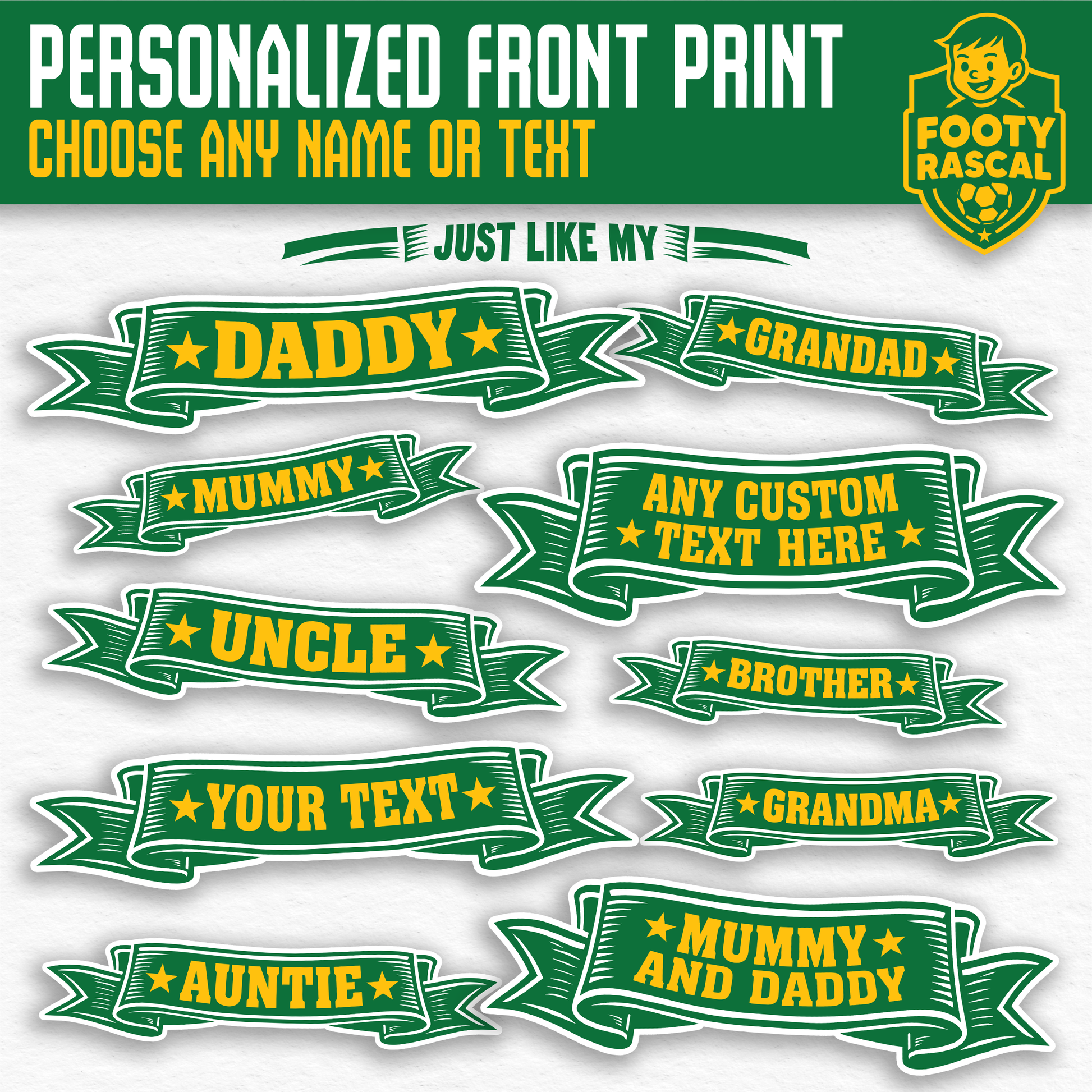 Norwich personalised rompersuit custom name and number